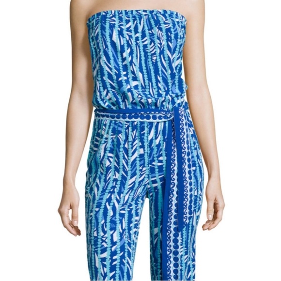 Lilly Pulitzer Tia Strapless Jumpsuit - Picture 12 of 15